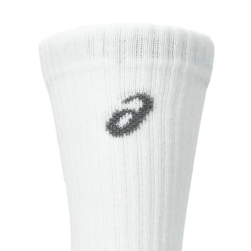 Asics Crew Socken Weiß, Schwarz, Grau, 3 Paare