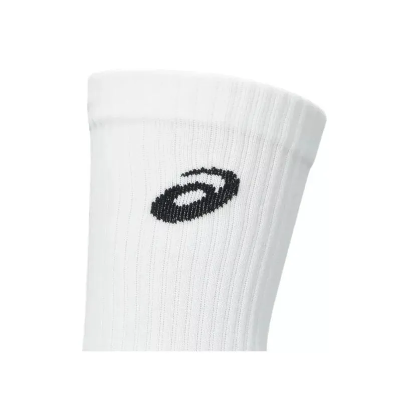 Calcetines Asics Crew Court Tennis Blanco Brillante 1 Par