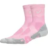 Calcetines Asics Crew Court Tennis Rosa 1 Par