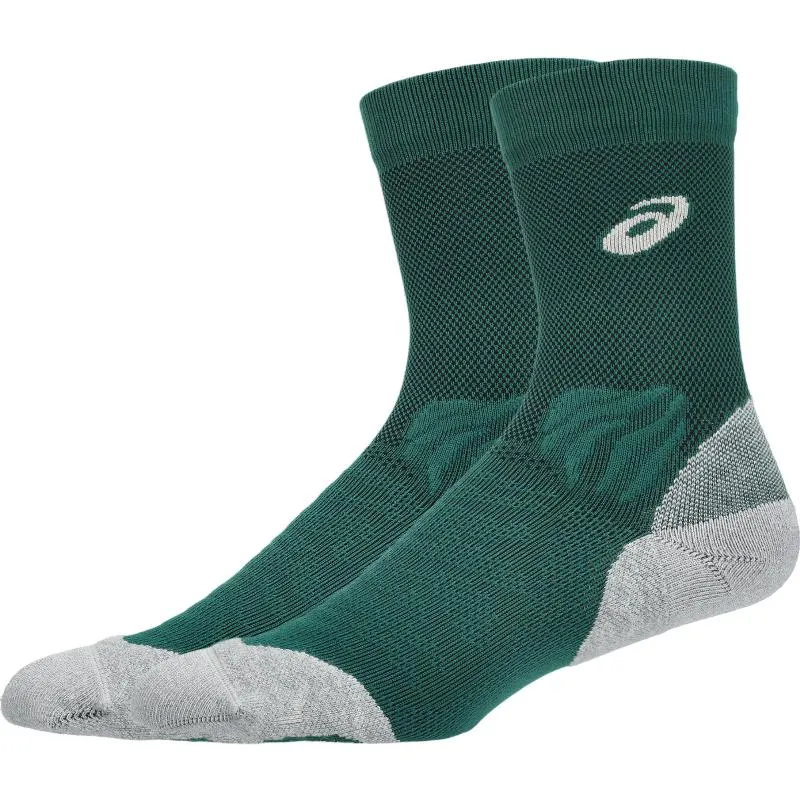 Calcetines Asics Crew Lightweight Court Tennis Verde 1 Par