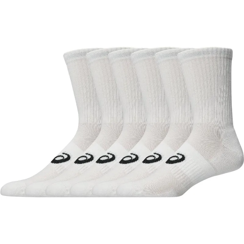 Calcetines Asics Crew Performance Blanco Brillante 6 Pares