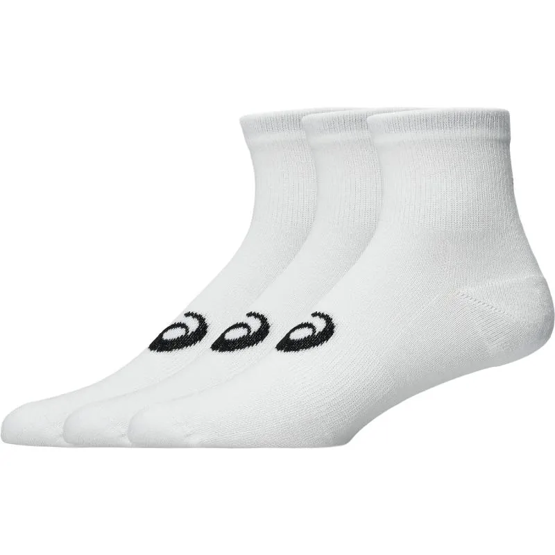 Calcetines Asics Quarter Blanco Brillante 3 Pares