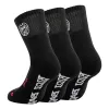 Bidi Badu Anker Knochel Schwarze Socken 3 Einheiten
