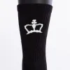 Calcetines Black Crown Premium Altos Negro 1 Par
