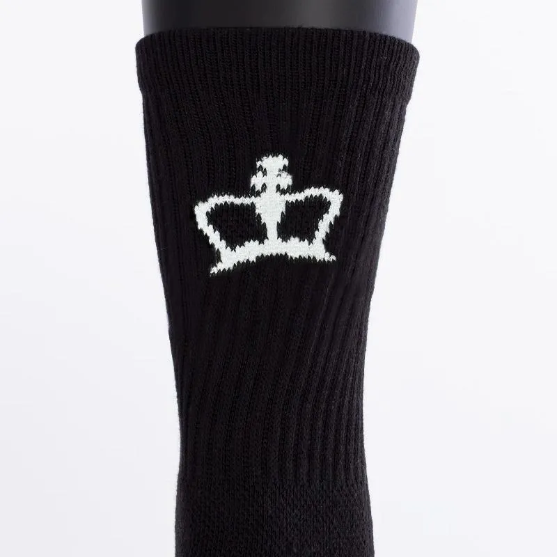 Calcetines Black Crown Premium Altos Negro 1 Par