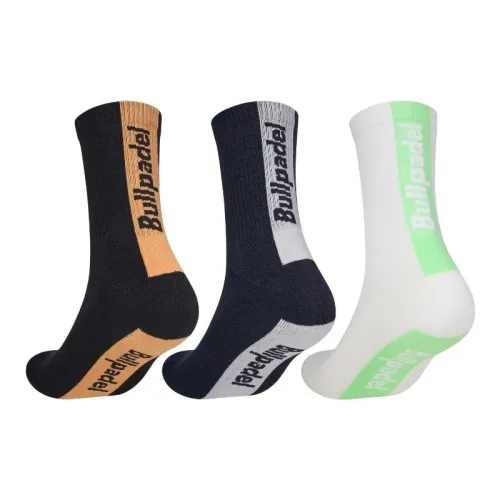 Chaussettes Bullpadel BP265 Noires Bleu Os 3 paires