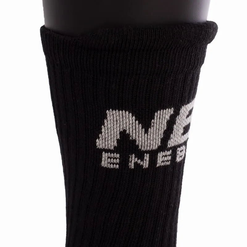 Enebe Future chaussettes mi-mollet, Noir gris 1 paire