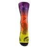 Calcetines Floky S-Mash 3D Fantasy Delhi Negro Amarillo