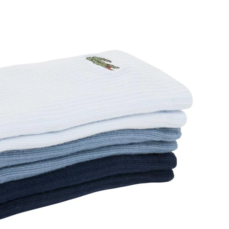 Calcetines Lacoste Classic Azul 3 Pares