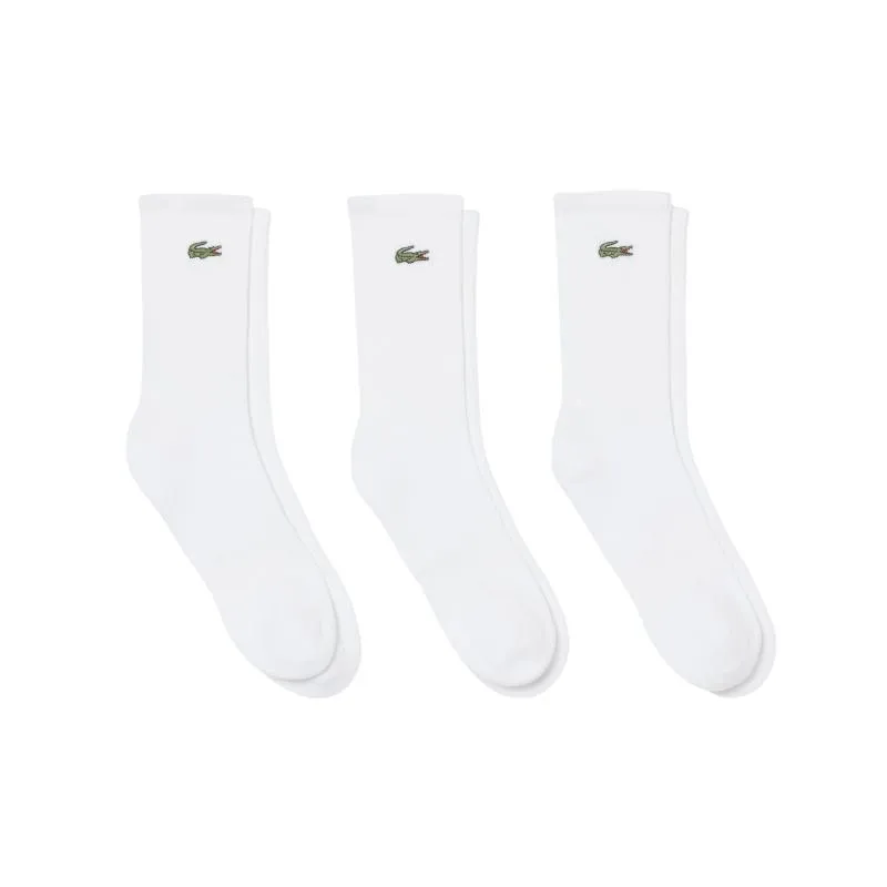 Calcetines Lacoste Classic Blanco 3 Pares
