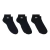 Calcetines Lacoste Classic Corte Bajo Negro 3 Pares
