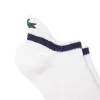 Calcetines Lacoste Sport Corte Bajo Blanco Marino 1 Par