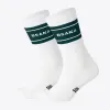 Osaka Colorway Vert Blanc Chaussettes en Pin 2 Paires