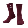 Siux Groove Chaussettes hautes Bordeaux Bleu ciel 2 paires