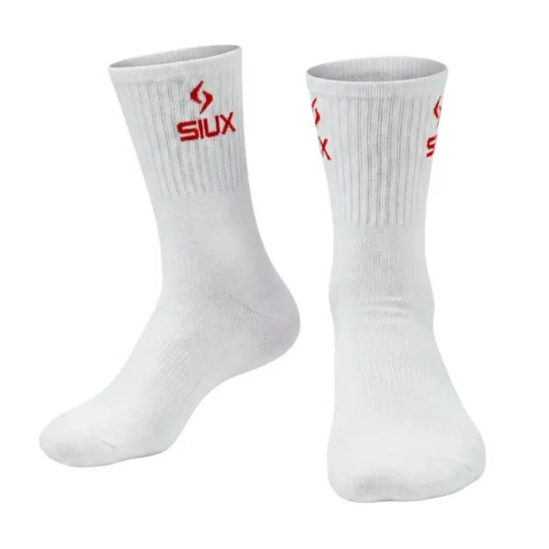 Siux Groove High Shaft Socken Orange-Weiß 2 Paare