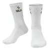 Calcetines Siux Groove Caña Alta Verde Blanco 2 Pares
