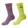 Siux Groove High Shaft Socken Grün Lila 2 Paare
