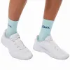 Siux Reveal Chaussettes Mi-mollet Blanc Turquoise 2 Paires