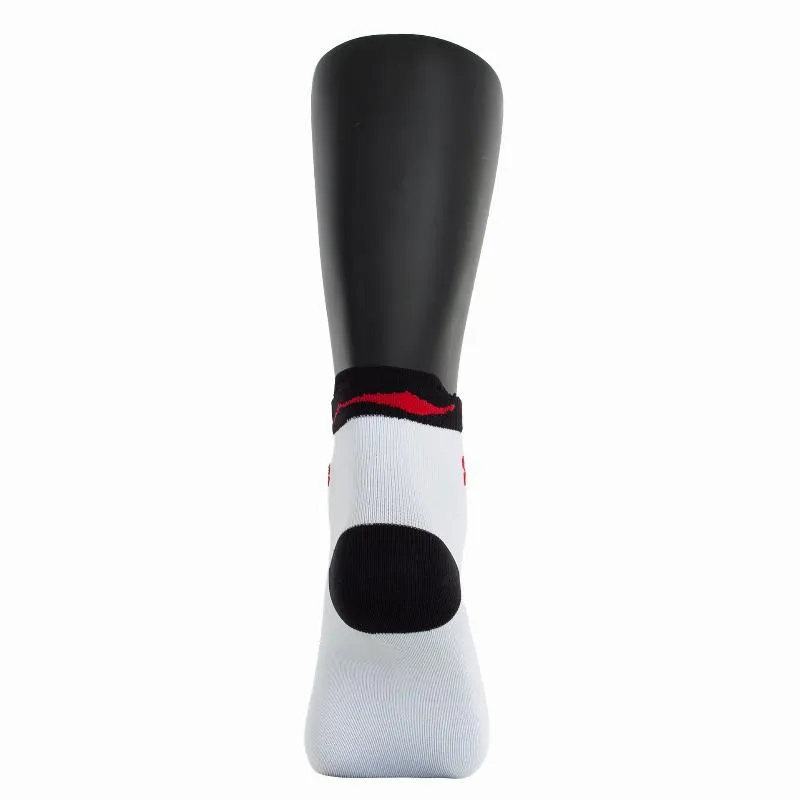 Softee Ankle Socks White Black 1 Pair