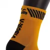 Calcetines Vibora Kait Caña Media Oro Negro 1 Par
