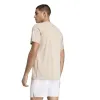Camiseta Adidas Club 3 Stripes Beige