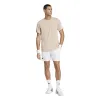 Camiseta Adidas Club 3 Stripes Beige