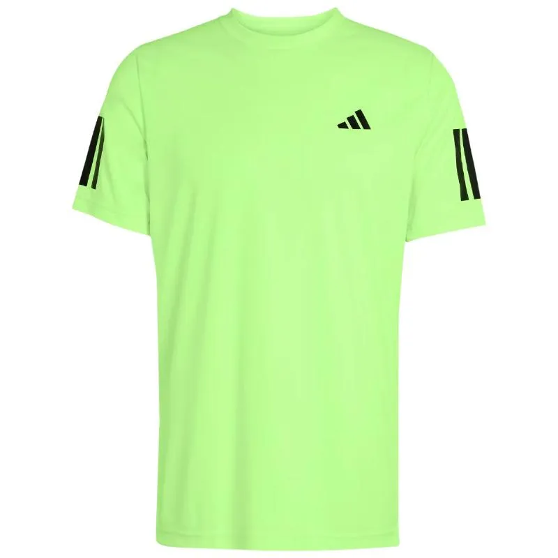 Camiseta Adidas Club 3 Stripes Lucid Lemon