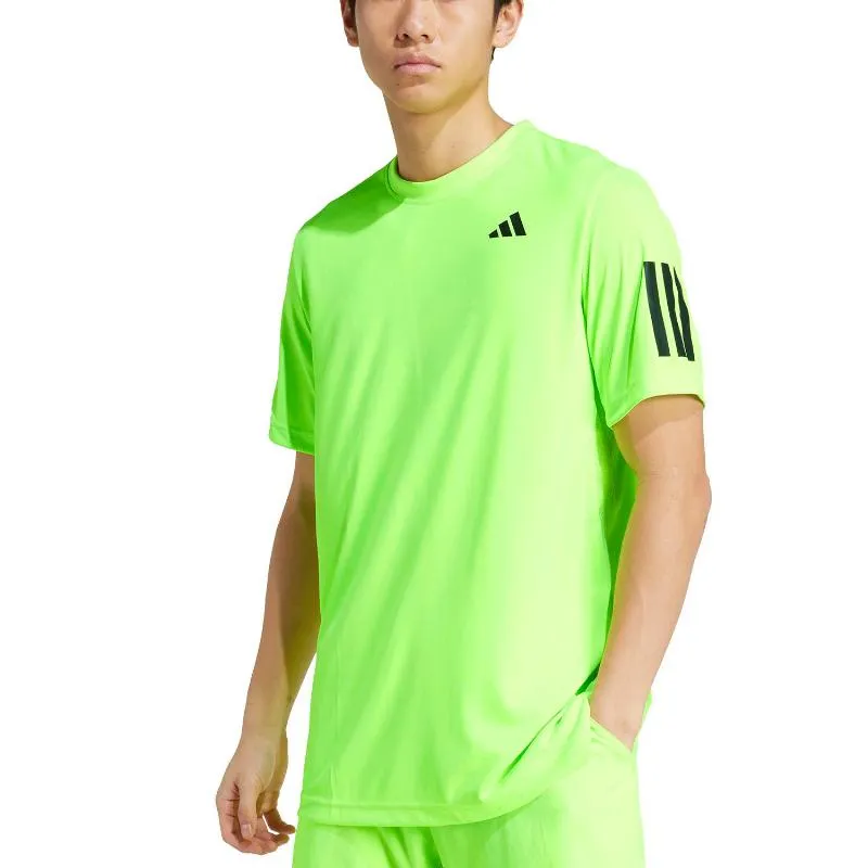 Camiseta Adidas Club 3 Stripes Lucid Lemon