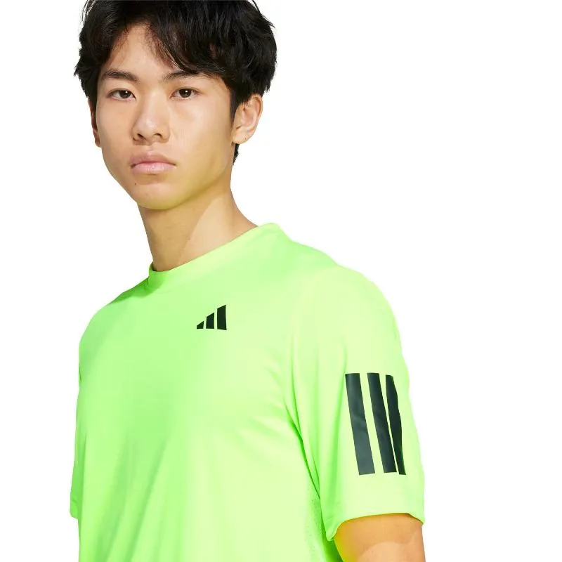 Camiseta Adidas Club 3 Stripes Lucid Lemon