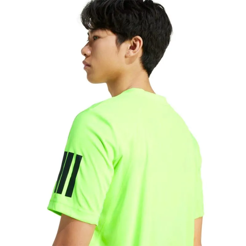 Camiseta Adidas Club 3 Stripes Lucid Lemon