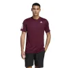 Camiseta Adidas Club 3 Stripes Marron