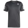 Camiseta Preta Branca do Adidas Club 3 Stripes