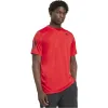 Camiseta Adidas Club 3 Stripes Vermelho Preto