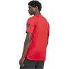Camiseta Adidas Club 3 Stripes Vermelho Preto