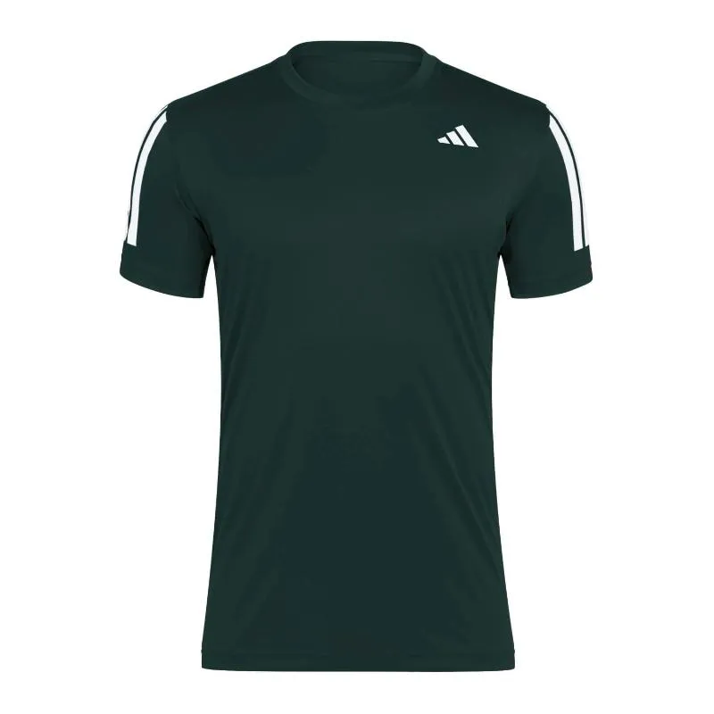 T-shirt vert Adidas Club 3 Stripes Aurora