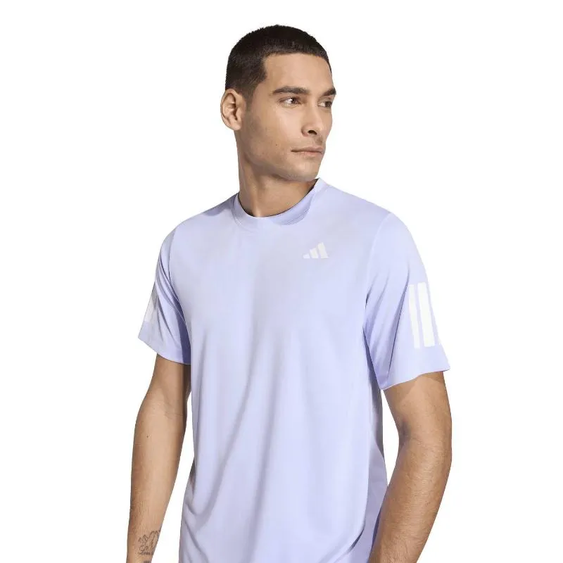 Camiseta Adidas Club 3 Stripes Violeta