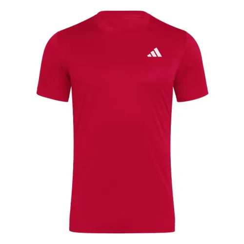 Camiseta Vermelha Branca Climacool da Adidas Club