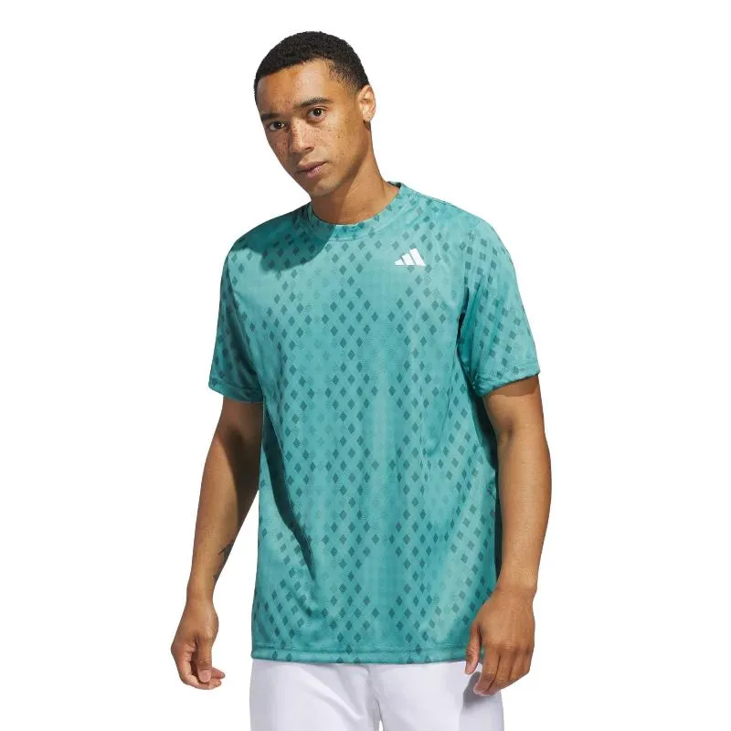 Camiseta Adidas Club Graphic Teal Blue