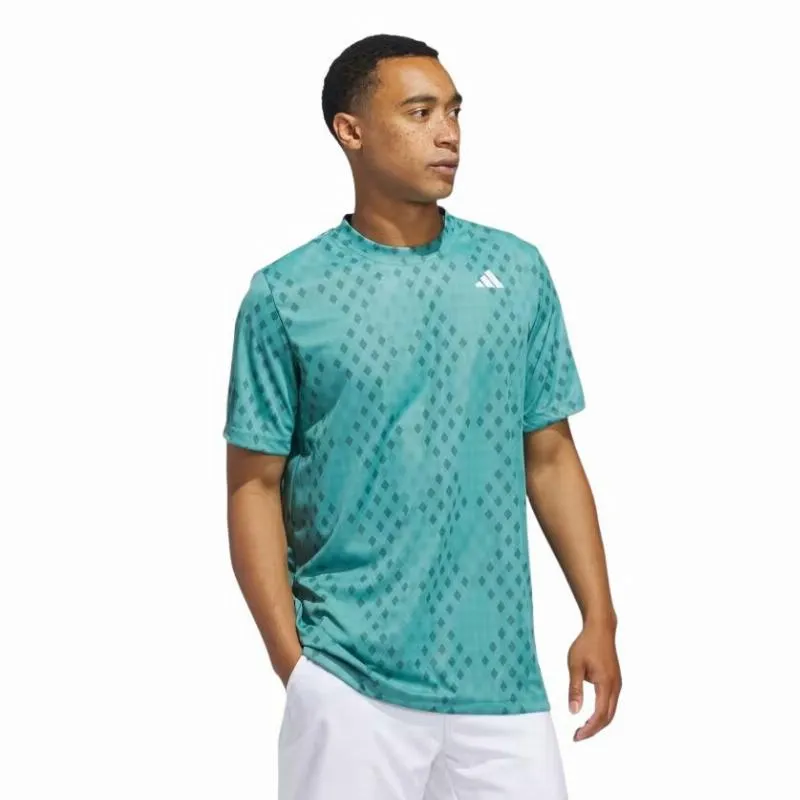 Camiseta Adidas Club Graphic Teal Blue