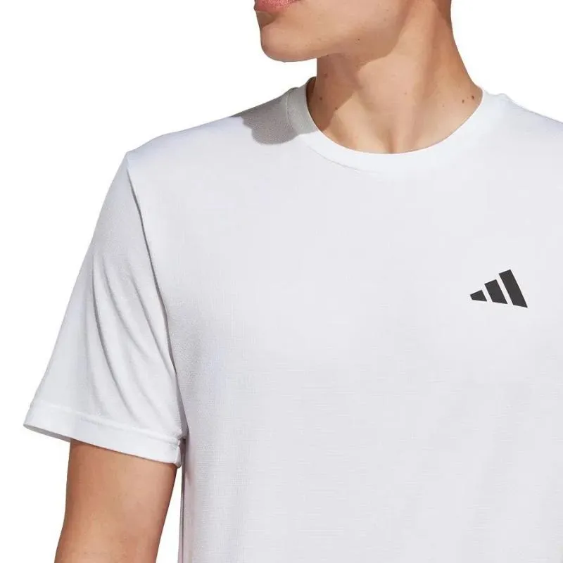 Camiseta Adidas Essentials Base Branca Preta