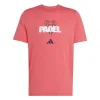 Adidas Padel Graphic Crimson Red T-shirt