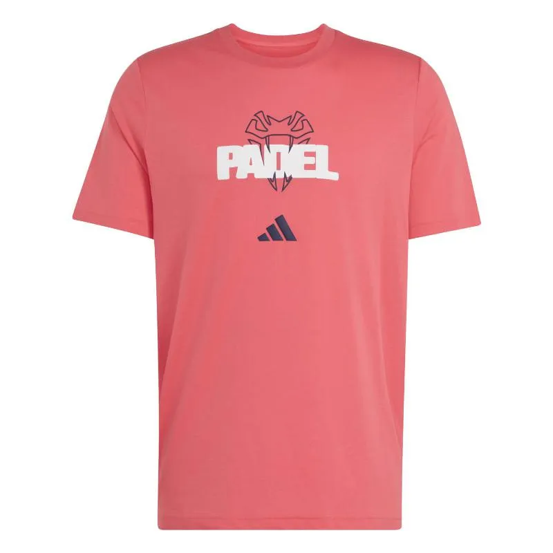 Adidas Padel Graphic Crimson Red T-shirt