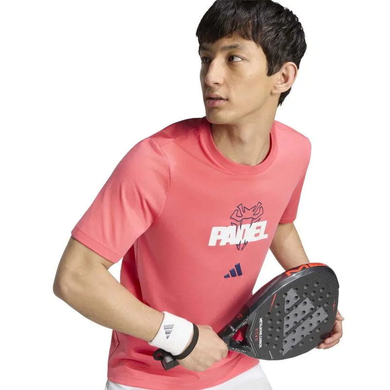Adidas Padel Graphic Crimson Red T-shirt