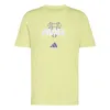 Camiseta Adidas Padel Graphic Verde Lima