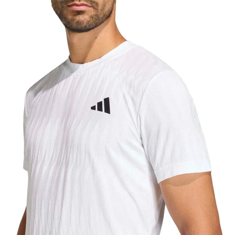 Camiseta branca Adidas Tennis Freelift