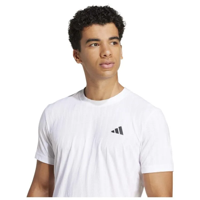 Camiseta Adidas Tennis Freelift Blanco Negro