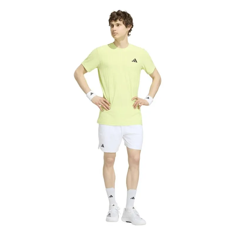 Camiseta Adidas Tennis Freelift Verde Lima