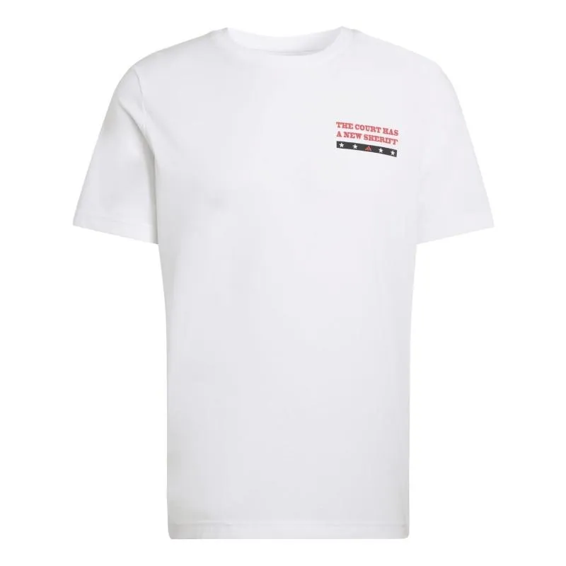 Adidas Queria Camiseta Branca Estampada