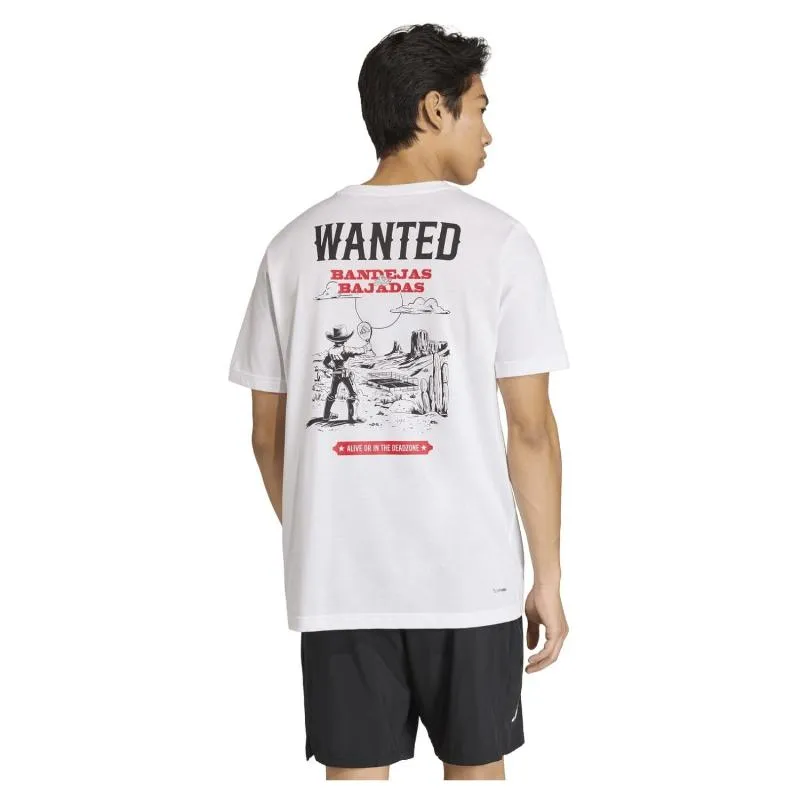 Adidas Queria Camiseta Branca Estampada