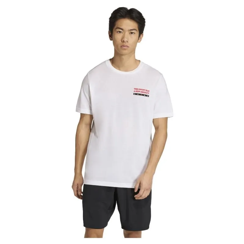 Adidas Queria Camiseta Branca Estampada